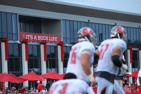 Buccaneers practice prior to the start of the 2014 season.