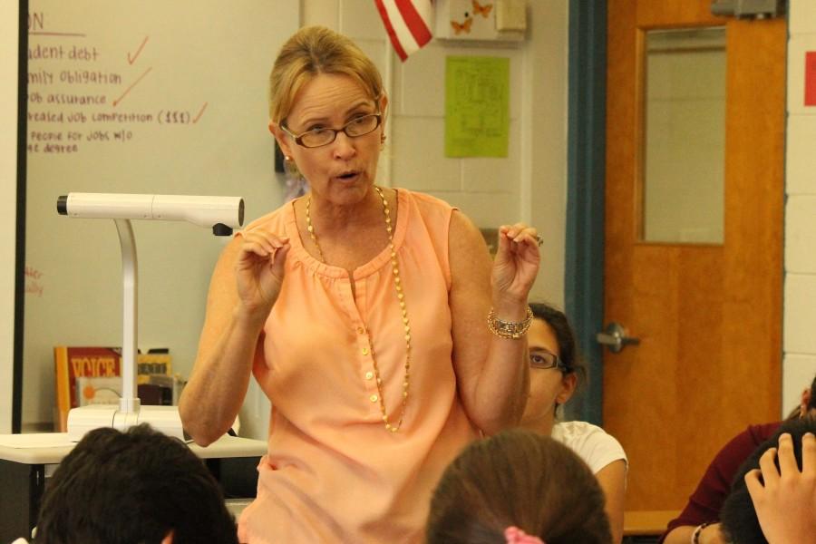 English teacher Susan DiFederico was diagnosed with breast cancer over Thanksgiving break.