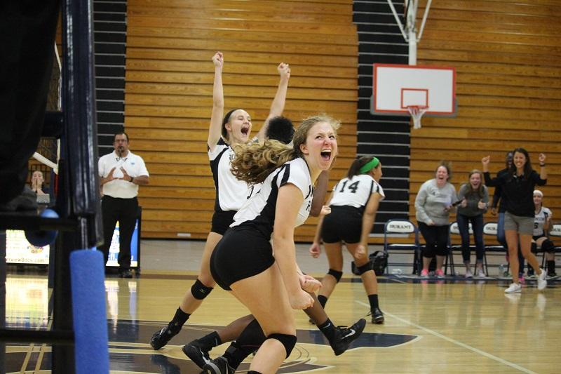 Lady Knights Win in Four at Durant