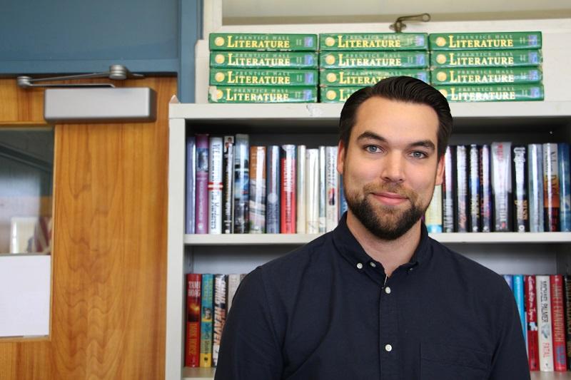 Smithers hopes to become more involved in Robinson High School in his first year as an English teacher.