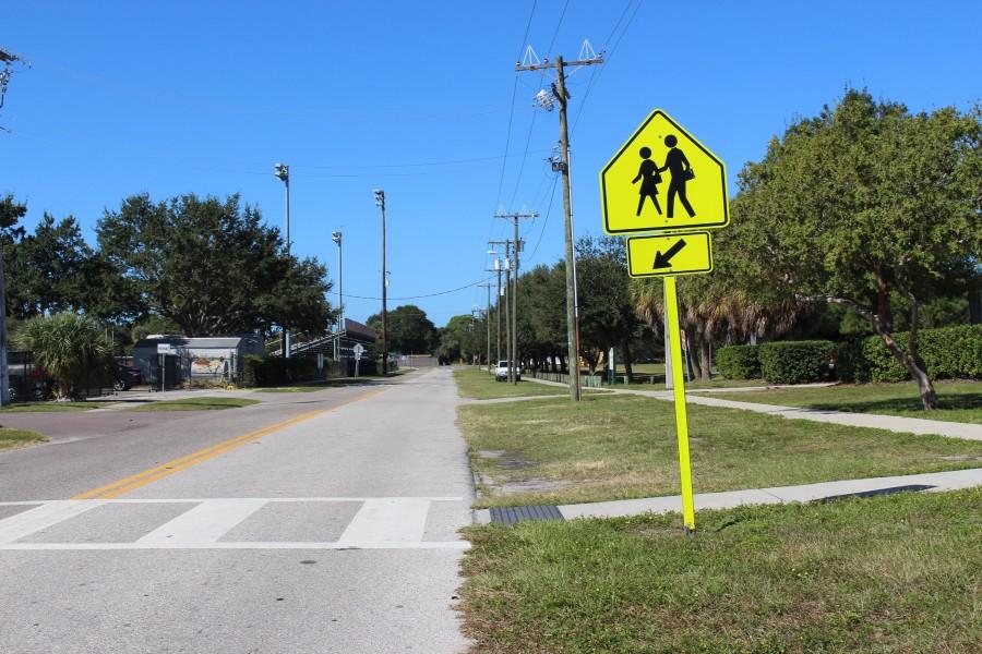 Felt strongly encourages pedestrians to use crosswalks such as this one.