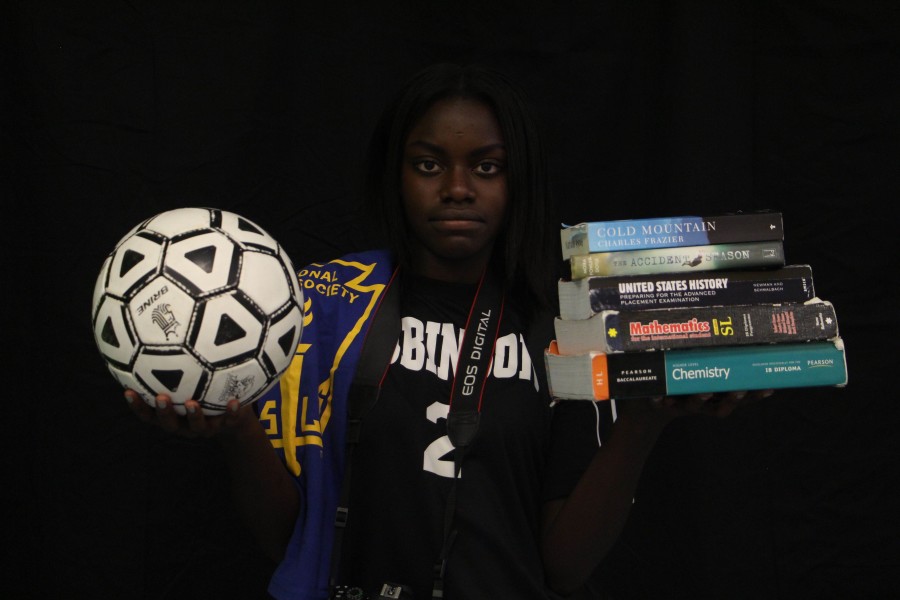 Renee Matamba (16) struggles to balance school, sports and extra curricular activities.