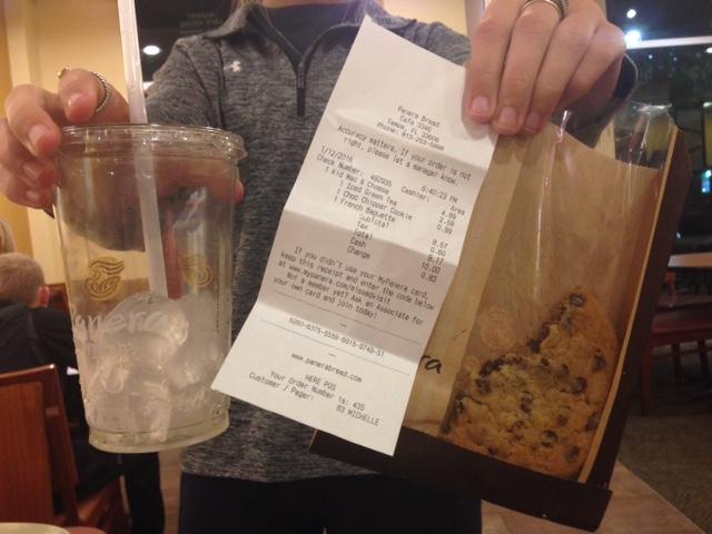 Costs for frequent study dates or visits to restaurants like Panera can add up quick. 