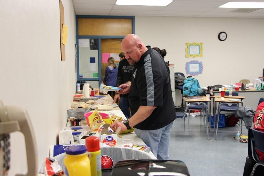 Social Studies teacher, Tom Dusold also benefits from the Culture Day.