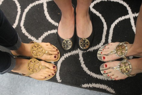 It is inevitable to see these Tory Burch sandals in the hallways at Robinson. 