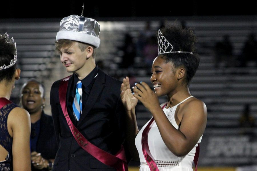 The 2017 Homecoming King and Queen were crowned at the football game against Middleton. 