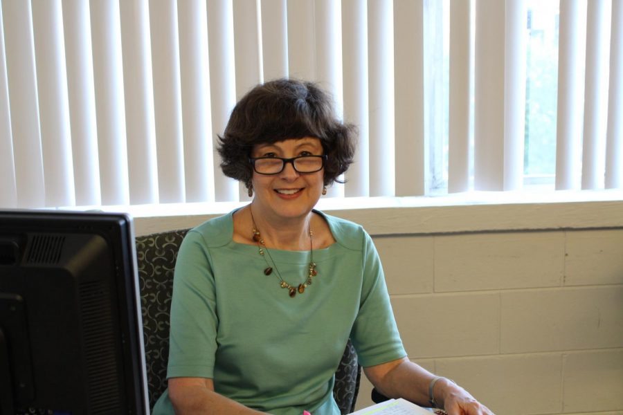 The new English IB teacher, Deborah Van Pelt