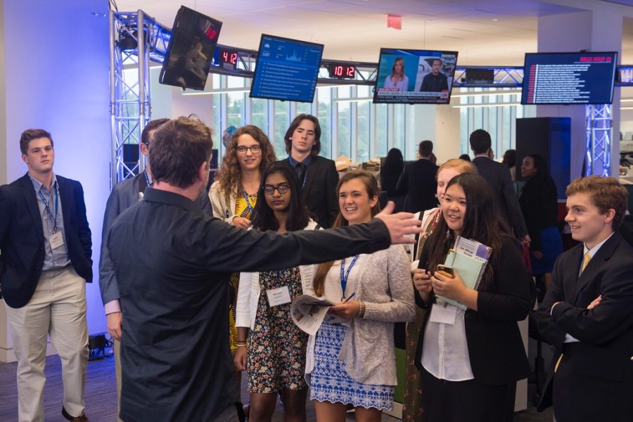 During the conference, we toured the USAtoday headquarters and heard from their top editors.