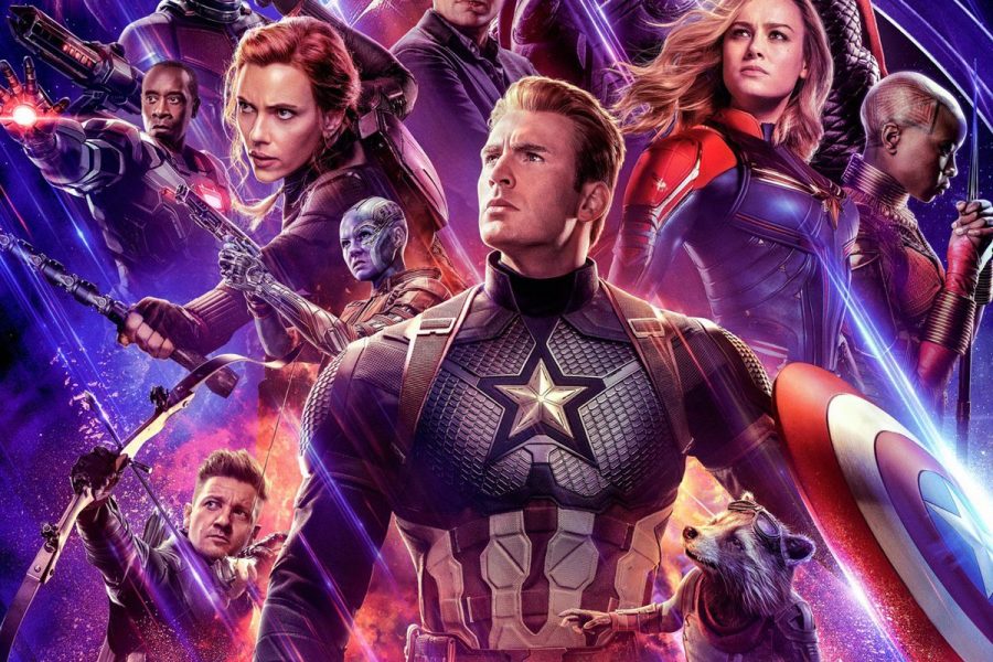 Part of the Avengers: End Game poster