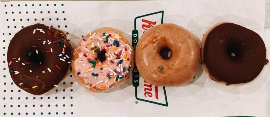 Krispy Kremes new mini doughnuts.