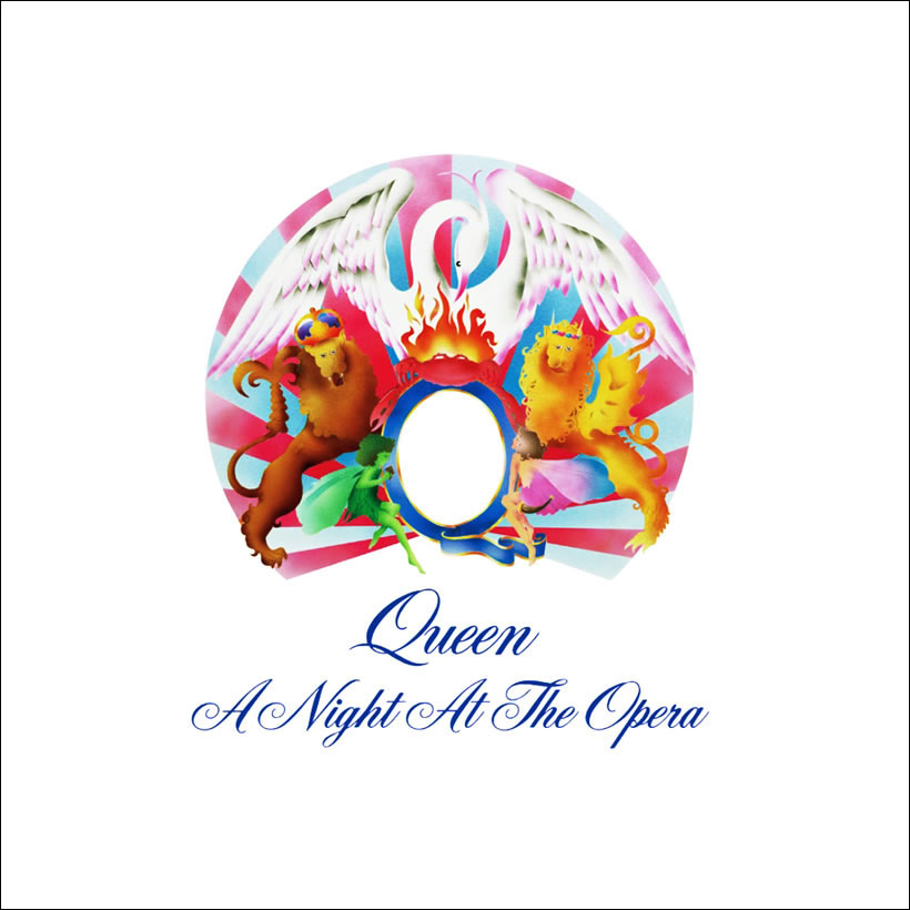 The album cover for Queens A Night at the Opera.