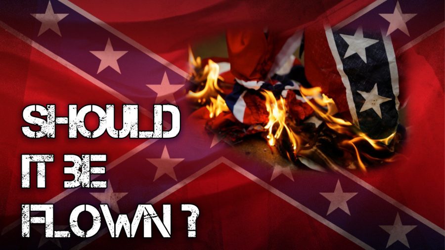The Confederate flag has no room to be flown in todays society.