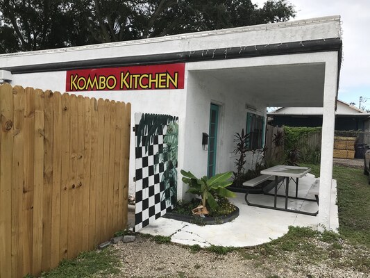A shot of Kombo Kitchen, located on MacDill Ave, not far from Robinson.