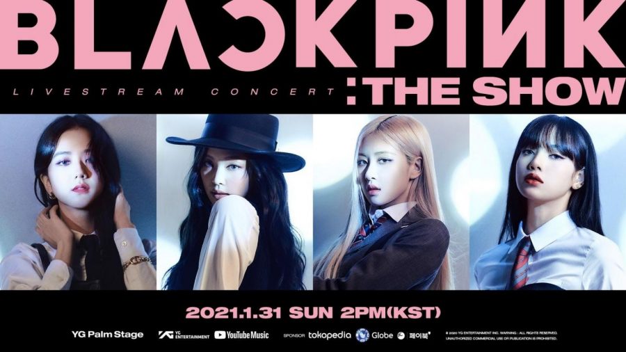 The promo poster for BLACKPINKs latest virtual concert, gathering thousands of viewers.
