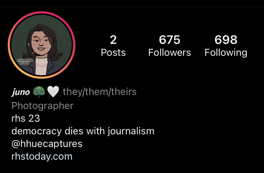 Screenshot of an Instagram profile displaying the new pronouns feature to include they/them/theirs pronouns. They/them pronouns are among the current list of available pronouns on the app with the new update.