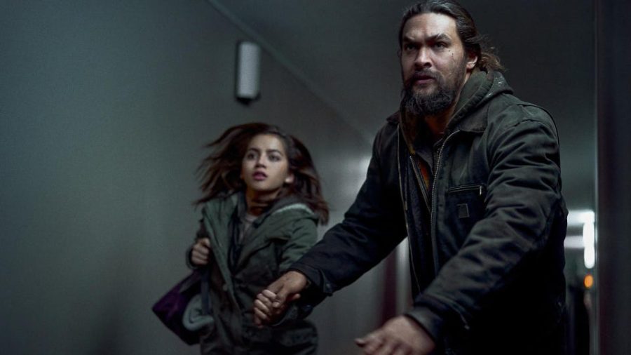 A still from the movie Sweet Girl starring Jason Momoa