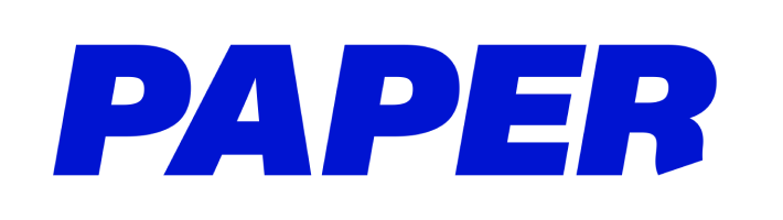  The logo for PAPER from their official website.