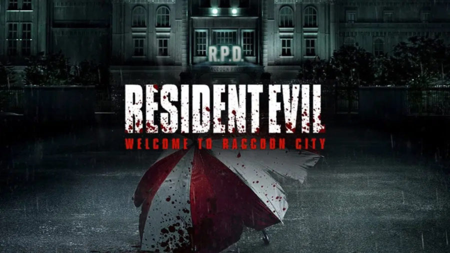 Promotional poster for the Resident Evil movie release.