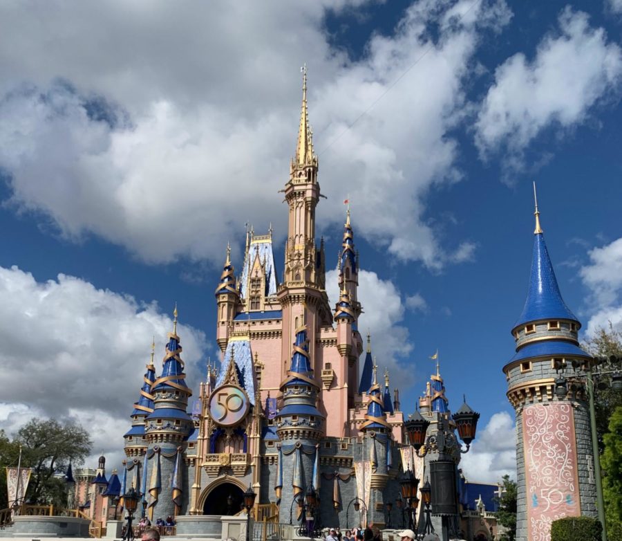 The Disney Castle at Magic Kingdom. 