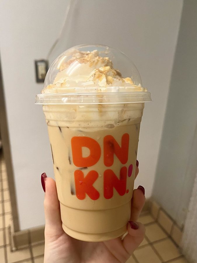 Dunkins Pumpkin spiced signature latte.