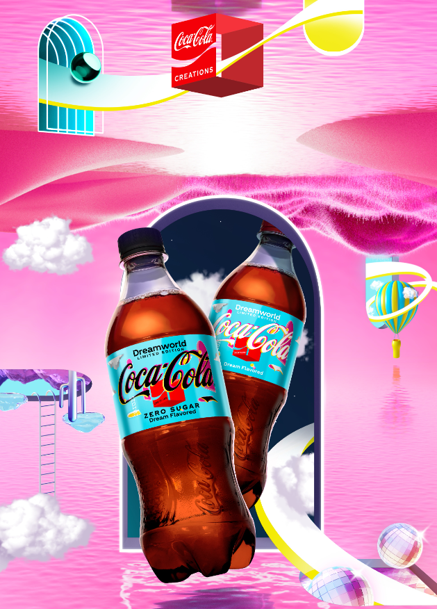 Promotional+ad+for+the+newly+released+limited-edition++flavor%3A+Coca-Cola+Dreamworld