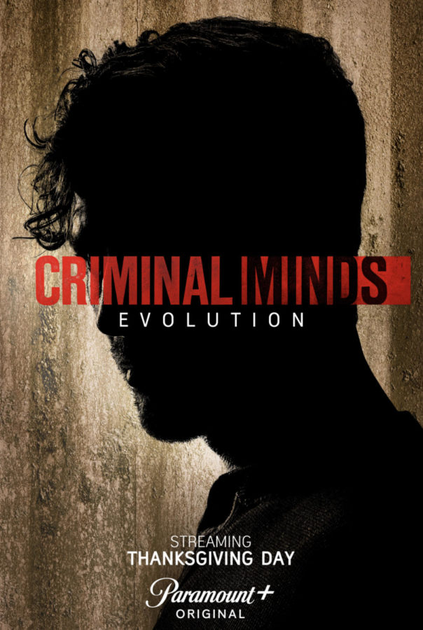 Promotional poster for Criminal Minds: Evolution, depicting the shadow of the unsub. 