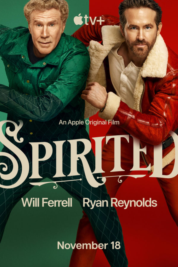 The movie poster for Spirited.