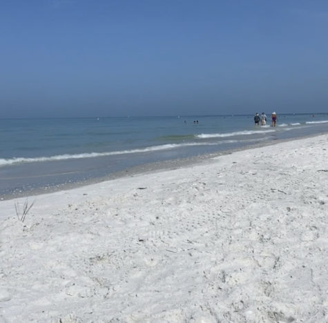 A clear summer day at Clearwater Beach.