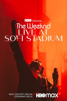 Promotion poster for the HBO The Weeknd Live at Sofi Stadium.