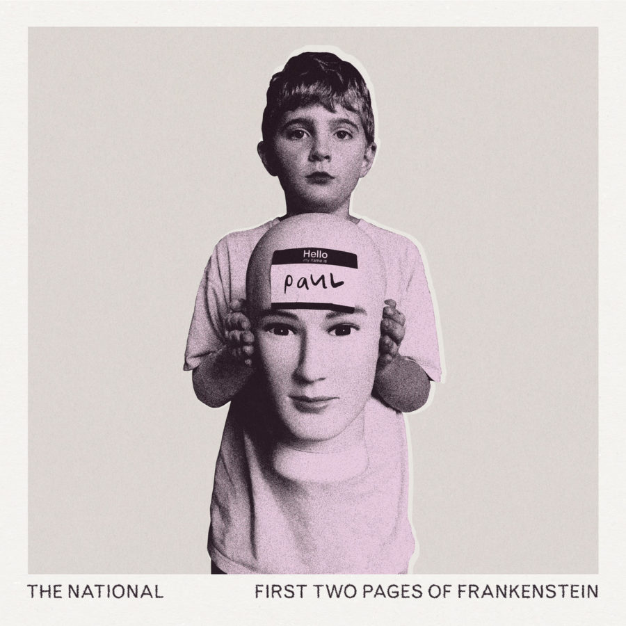 The official album cover for The Nationals ninth studio album, First Two Pages of Frankenstein.