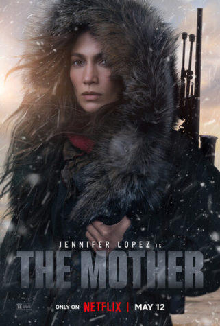 Official theatrical poster for  Netflixs new movie The Mother featuring star Jennifer Lopez.
