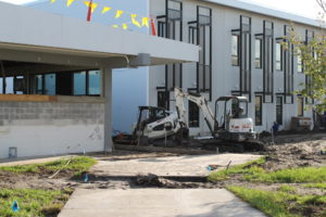Robinson High School will undergo construction until the end of November. 
