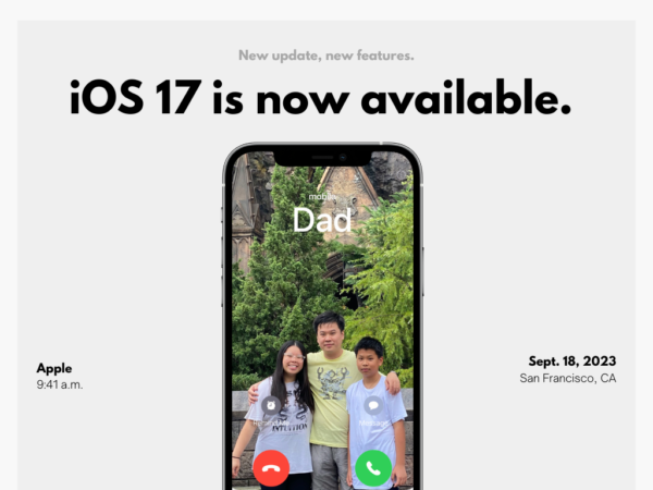 Apples newest software update, iOS 17, includes new features such as contact posters. 