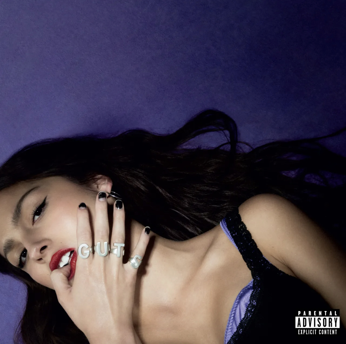 Cover photo of Olivia Rodrigo’s sophomore album “GUTS”. 