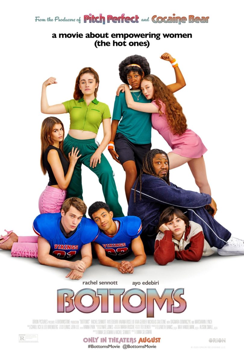 Theatrical release poster for the new comedy, Bottoms.