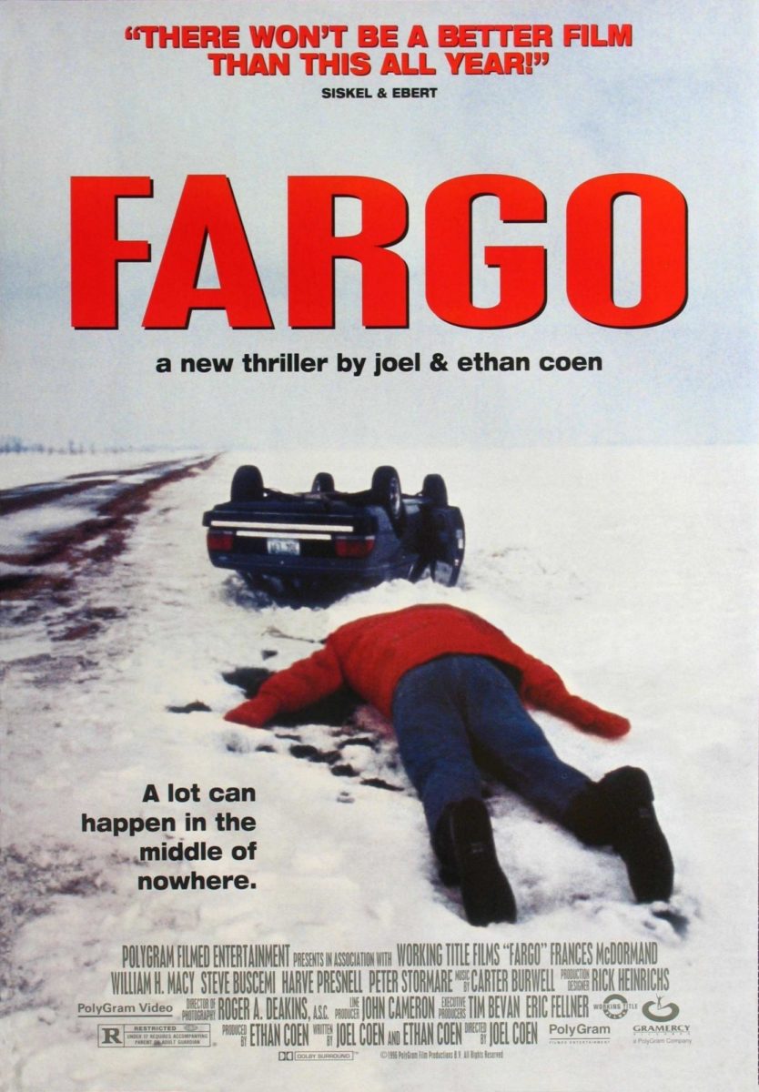 The movie poster for Fargo.