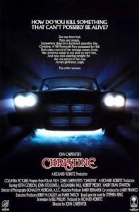 Promotional poster for "Christine." 