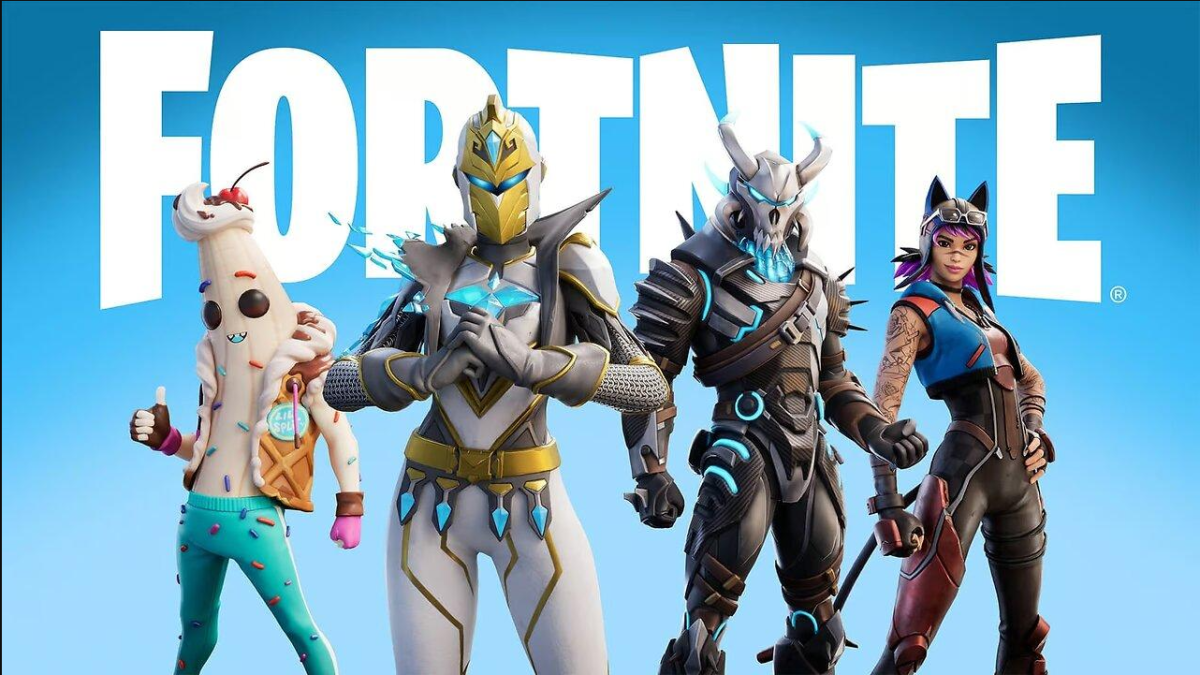 The official Fortnite poster.
