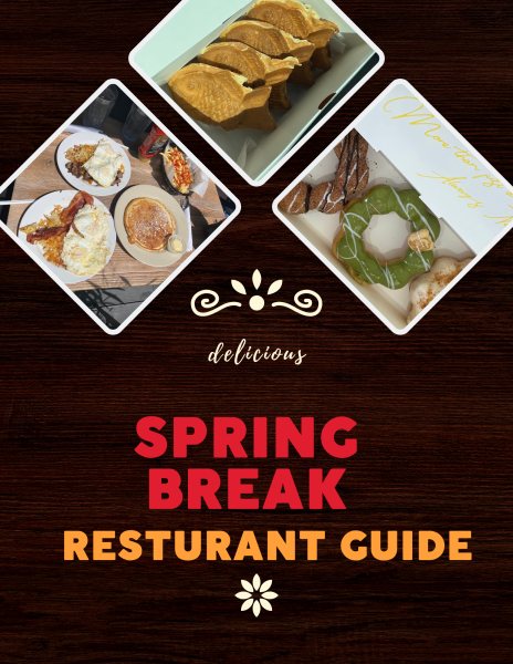 Canva Image for spring break restaurants.