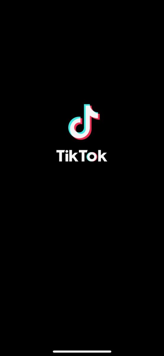 The opening page of TikTok