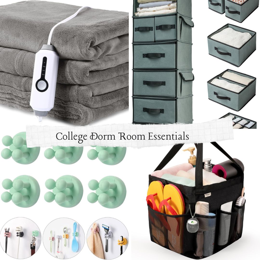 Collage+of+college+dorm+essentials+that+all+college+freshmen+need.