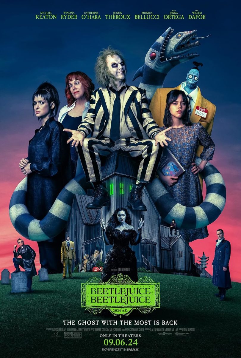 The official poster of "Beetlejuice, Beetlejuice."