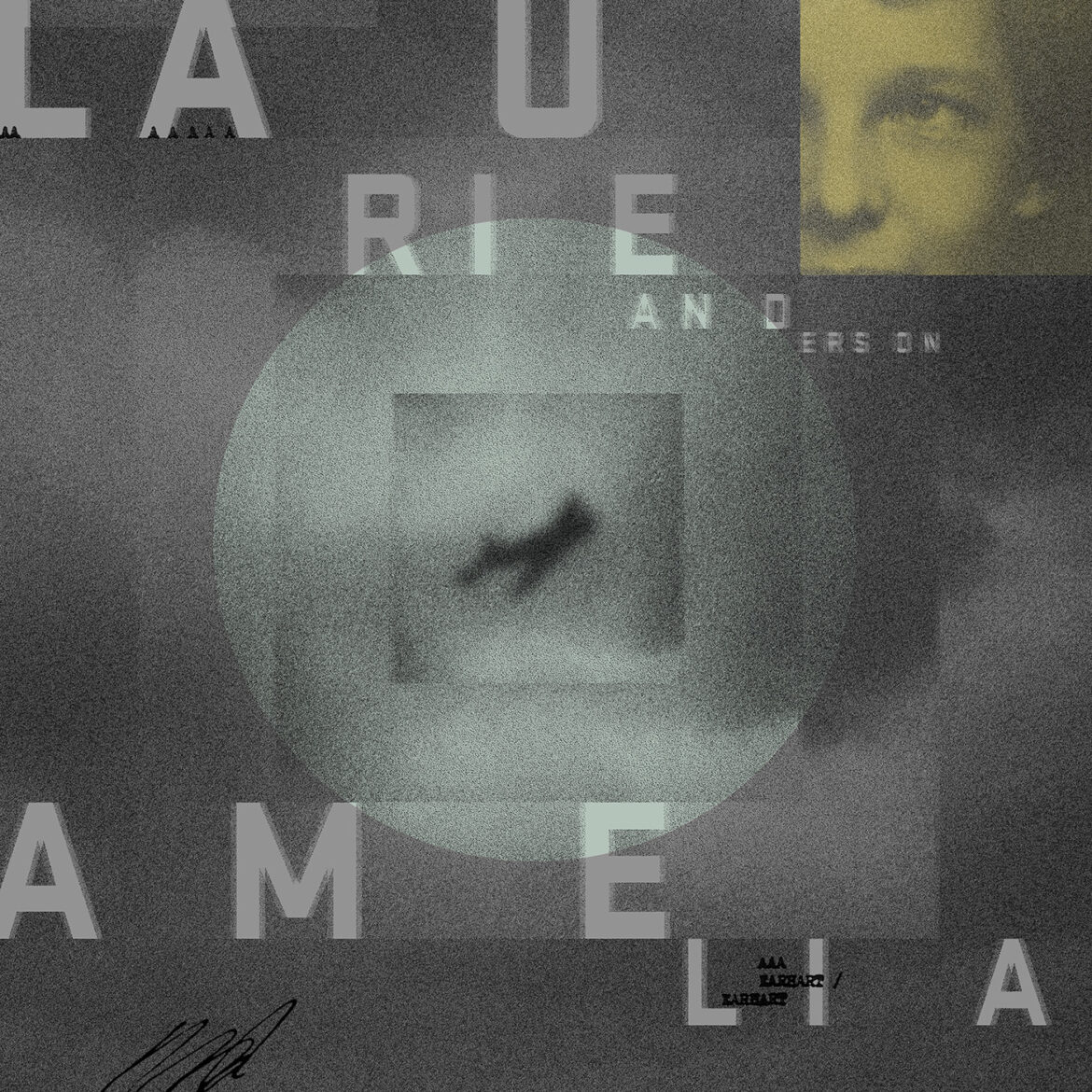 The cover of Laurie Anderson's 'Amelia' 