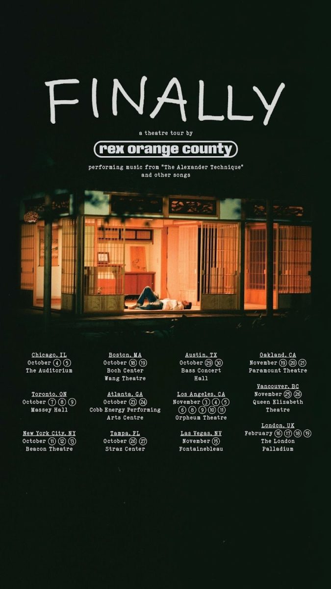 Credit: Rex Orange County Tour Promo Poster