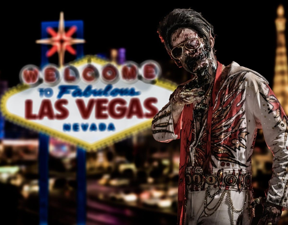 The Las Vegas Zombie themed scare zone at Howl-O-Scream 25.