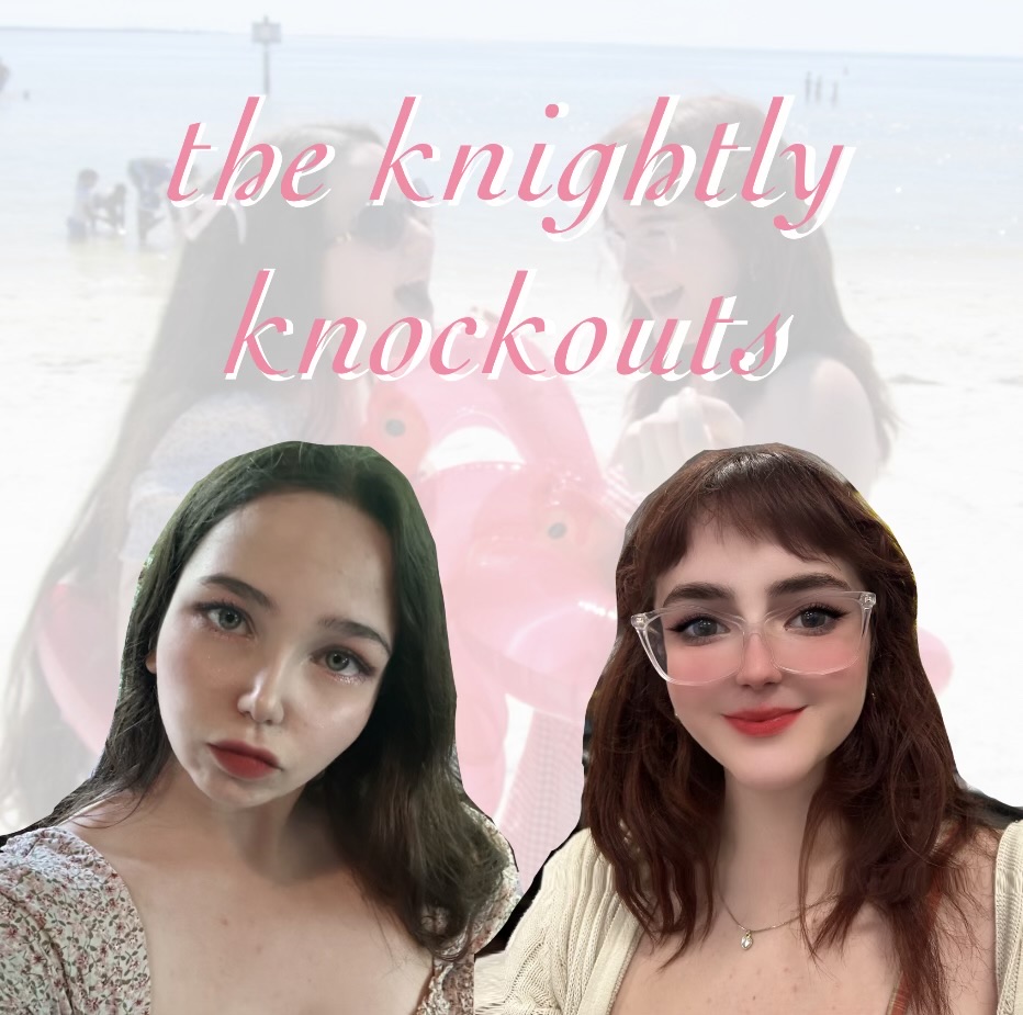 Featured image of Grace Shafer and Malia Rodiguez's podcast, "The Knightly Knockouts."