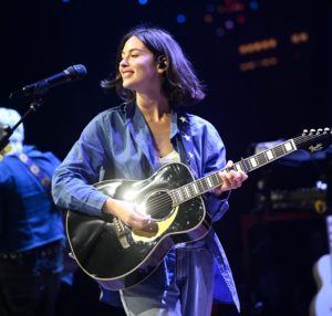 Gracie Abrams performing at the 2024 Austin City Limits Music Festival.