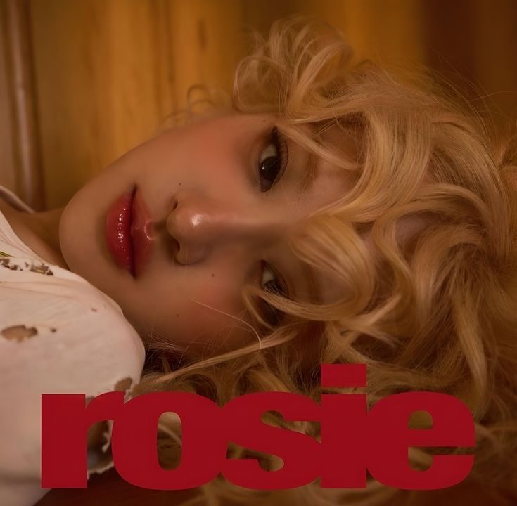 Rosé’s album cover for “Rosie”