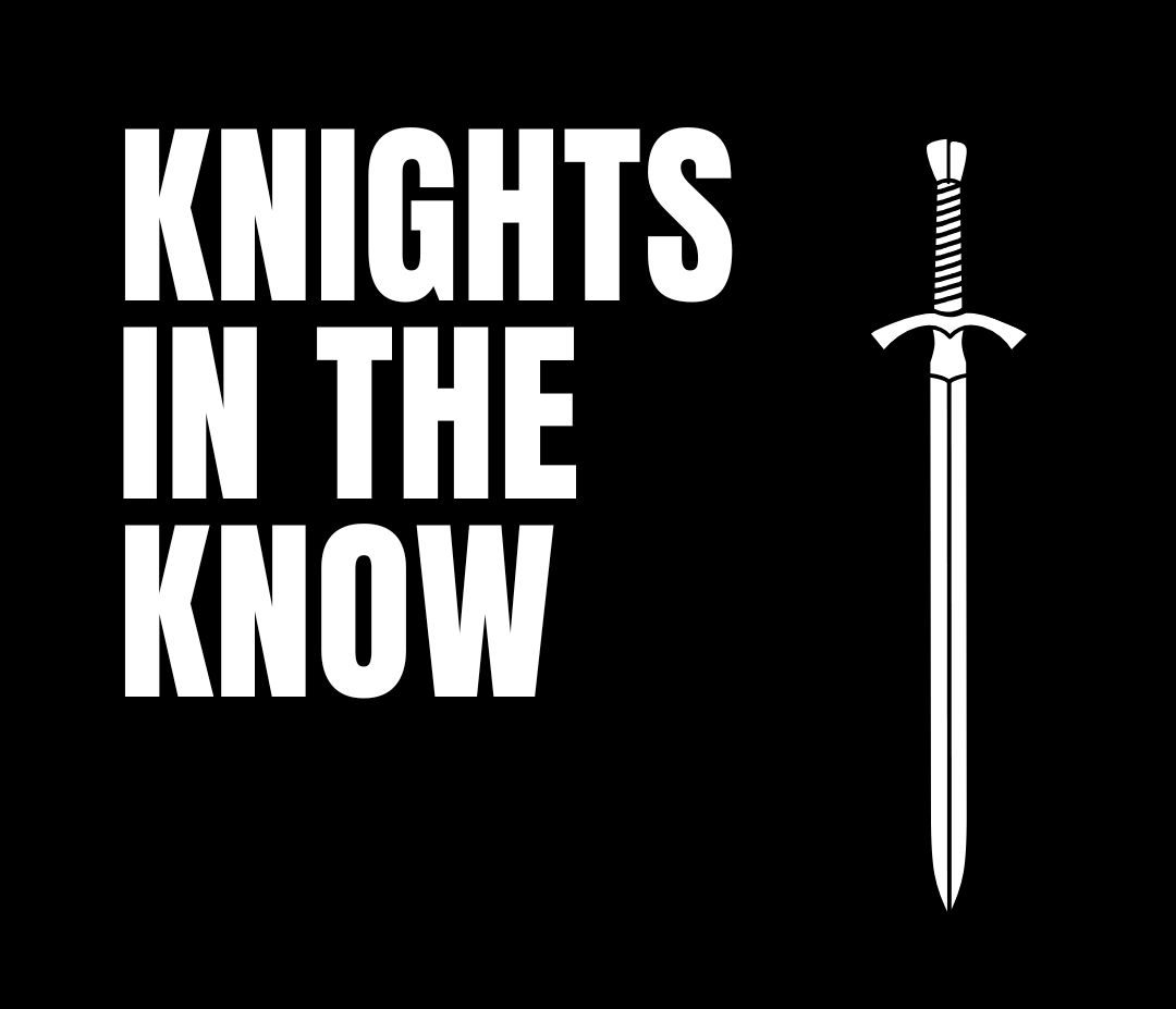 The "Knights In The Know" cover. 