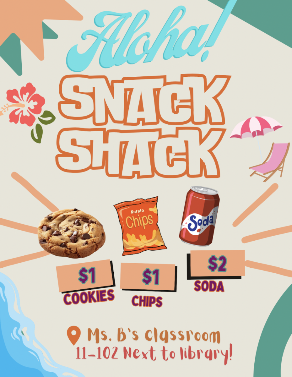 Snack Shack advertisement flyer